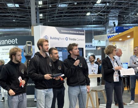 Les étudiants du Campus La Châtaigneraie remportent le Trimble Education Award 2024 !