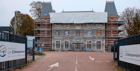 Le château de La Châtaigneraie en pleine transformation