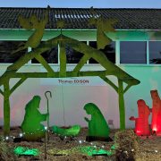 Réalisation d’une crèche géante en métal