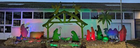 Réalisation d’une crèche géante en métal