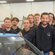 La Talbot des apprentis de La Châtaigneraie est prête pour le circuit des Essarts